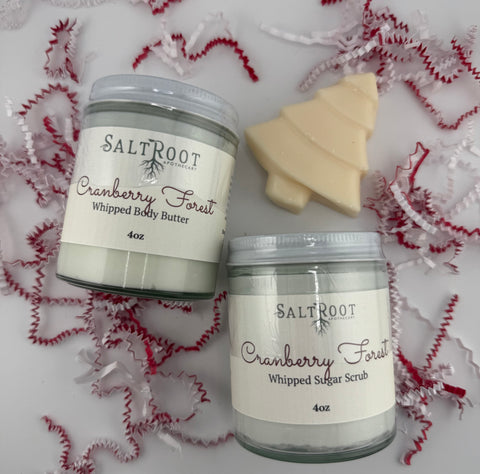 Cranberry Wood Holiday Gift Box